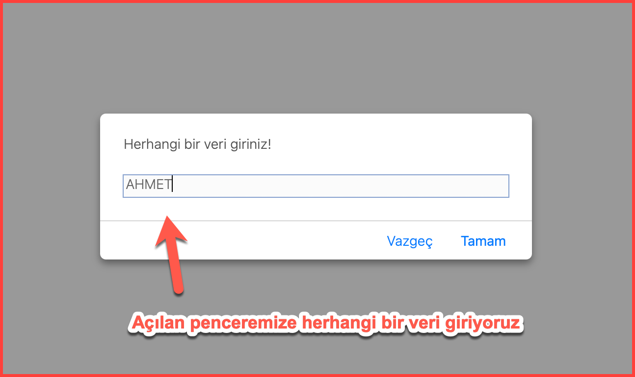 Fonksyion Tanımlama